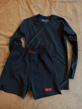 BJJ Kids Rash Guard and Shorts